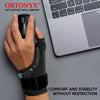 Image of ORTONYX Thumb Immobilizer Brace Thumb Spica Support Splint- Arthritis, Pain, Sprains, Strains, Carpal Tunnel - Wrist Strap - Left or Right Hand / ACKB433