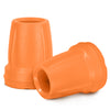 Image of Crutch Tips (1 Pair) - Orange