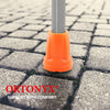 Image of Crutch Tips (1 Pair) - Orange