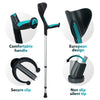 Image of Advance Adult Walking Forearm Crutches Ergonomic Handle with Comfy Grip