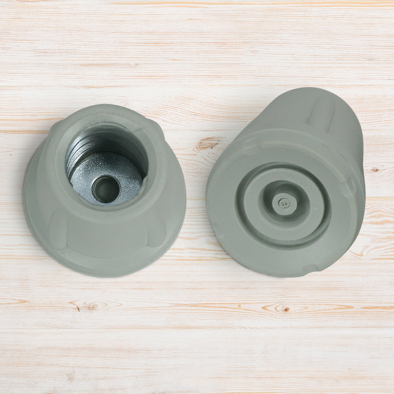 Crutch Tips (1 Pair) – Light Gray