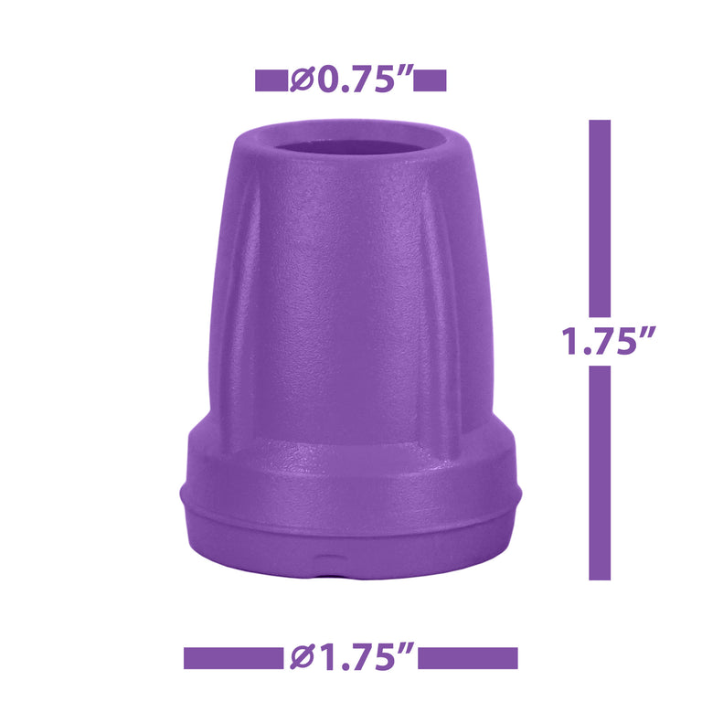 ORTONYX Crutch Tips (1 Pair) - Purple