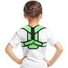 Image of Kids Clavicle Support Posture Corrector Brace / ACJB2407-GRN